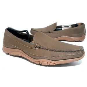 Allen Edmonds Brown Leather Driving Moccasins Mens